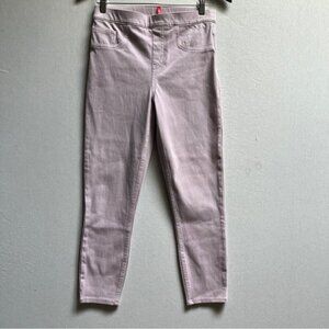 Spanx high waisted pull on lavender jeans Sz M/ 8
